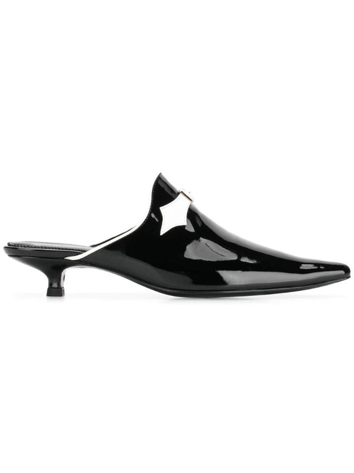 Dorateymur Crucified Mules - Black