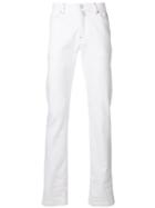 Kiton Slim-fit Jeans - White