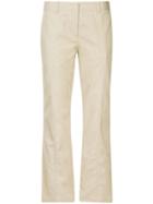Ck Calvin Klein Cropped Trousers - Nude & Neutrals