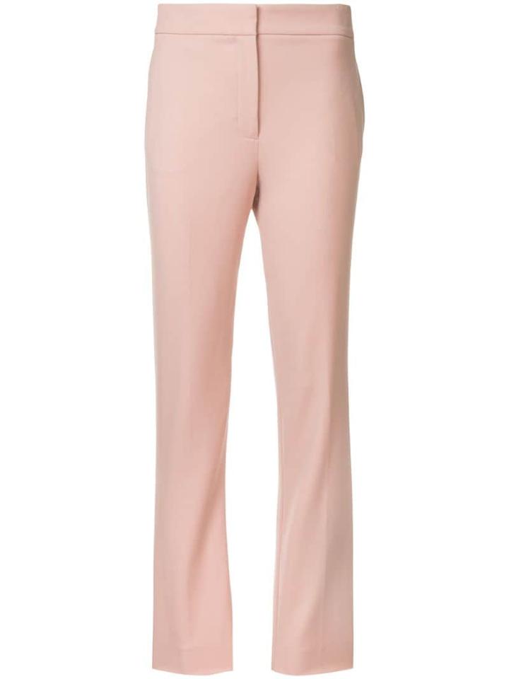 Oscar De La Renta High Waist Tailored Trousers - Pink