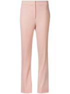 Oscar De La Renta High Waist Tailored Trousers - Pink