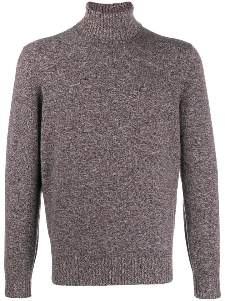 Brunello Cucinelli Cashmere Turtleneck Jumper - Purple