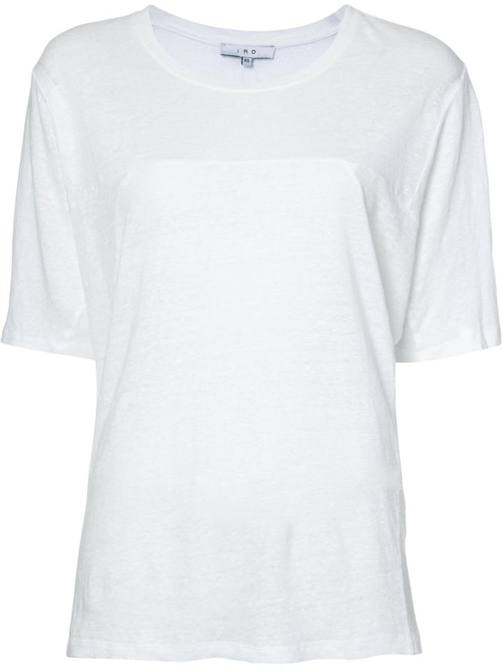 Iro Cintia Tee, Women's, Size: Xs, White, Linen/flax