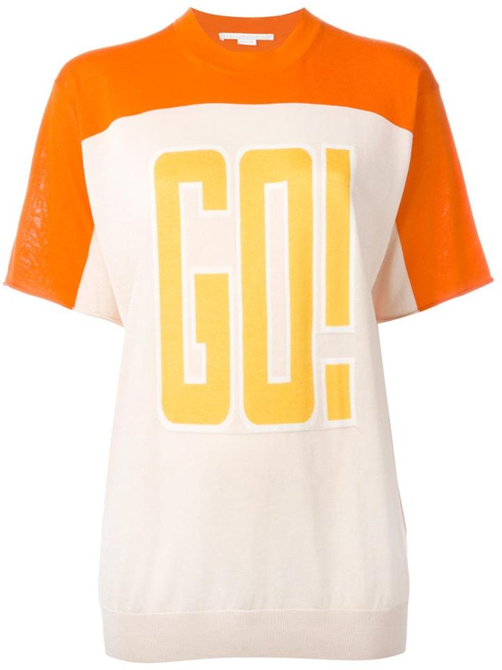 Stella Mccartney Go! Knitted Top - Nude & Neutrals