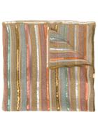 Missoni Striped Knitted Scarf - Neutrals
