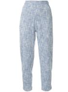 Rachel Comey Slim-fit Cropped Trousers - Blue