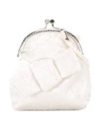 Patachou Bow Detail Clutch, Girl's, Nude/neutrals