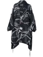 Y-3 Oversized Printed Poncho