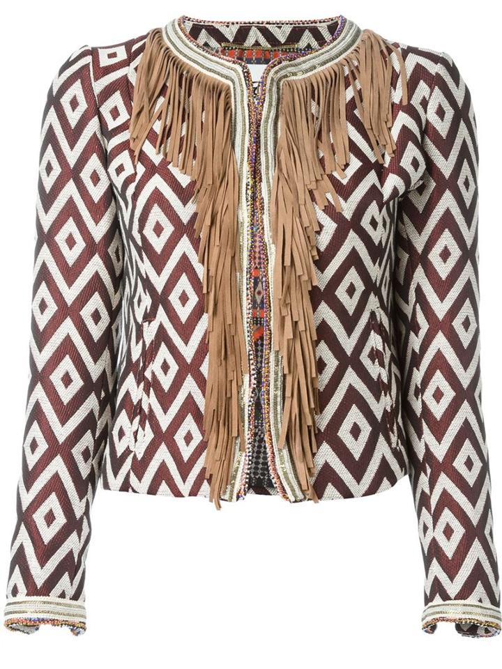 Bazar Deluxe Bead-trim Fringed Jacket