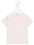 Boss Kids - Logo Print T-shirt - Kids - Cotton/spandex/elastane - 18 Mth, Toddler Girl's, Pink/purple
