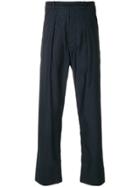 Lemaire Pleated Front Trousers - Blue