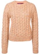 Sies Marjan Cable Knit Sweater - Pink