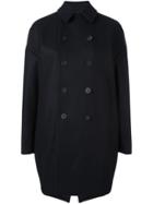08sircus Melton Oversized Peacoat - Blue