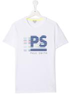 Paul Smith Junior Graphic Logo T-shirt - White