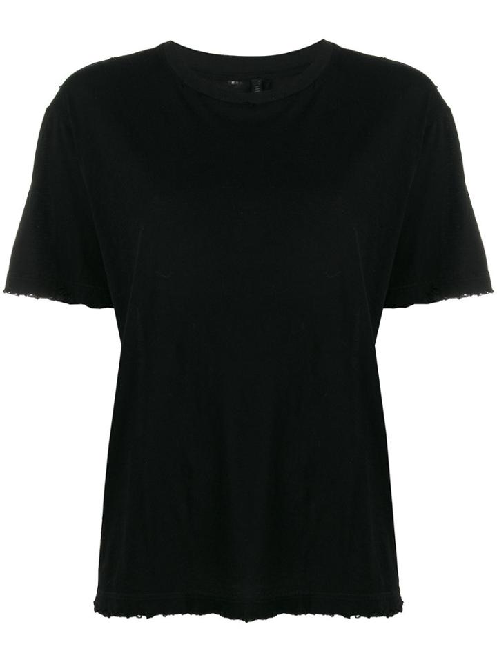Unravel Project Basic Plain T-shirt - Black