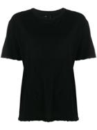 Unravel Project Basic Plain T-shirt - Black
