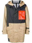 Closed Panelled Parka - Neutrals