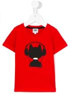 Karl Lagerfeld Kids - Printed T-shirt - Kids - Cotton - 24 Mth, Red