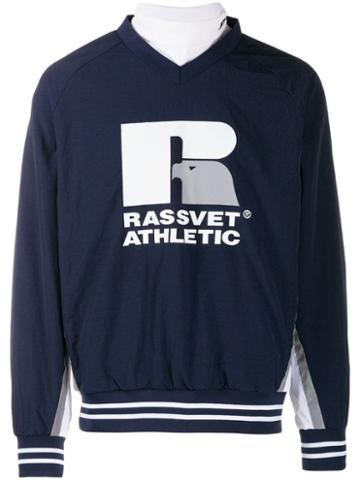 Rassvet X Russel Athletic Printed Sweatshirt - Blue