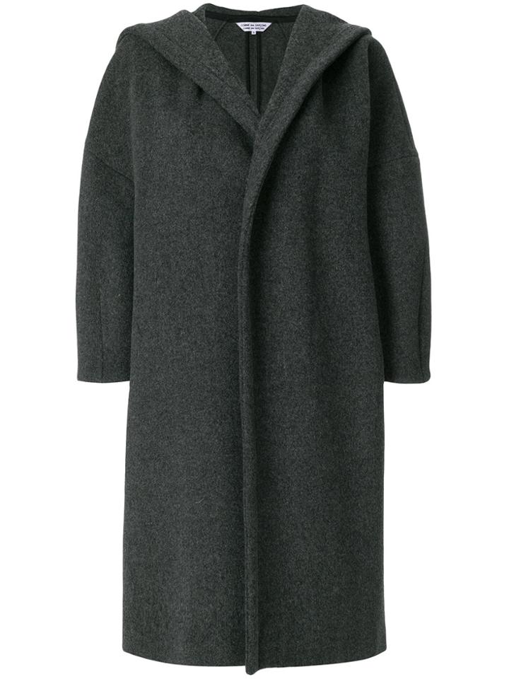 Comme Des Garçons Comme Des Garçons Asymmetric Oversized Coat - Grey