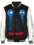 Haculla I Have No Legs Varsity Bomber Jacket - Black