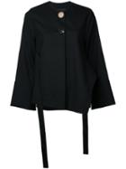 Eudon Choi Oversized Jacket, Women's, Size: 10, Black, Virgin Wool