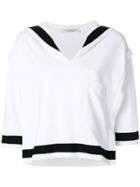 Philosophy Di Lorenzo Serafini Contrast Stripe Trim And Flap Detail