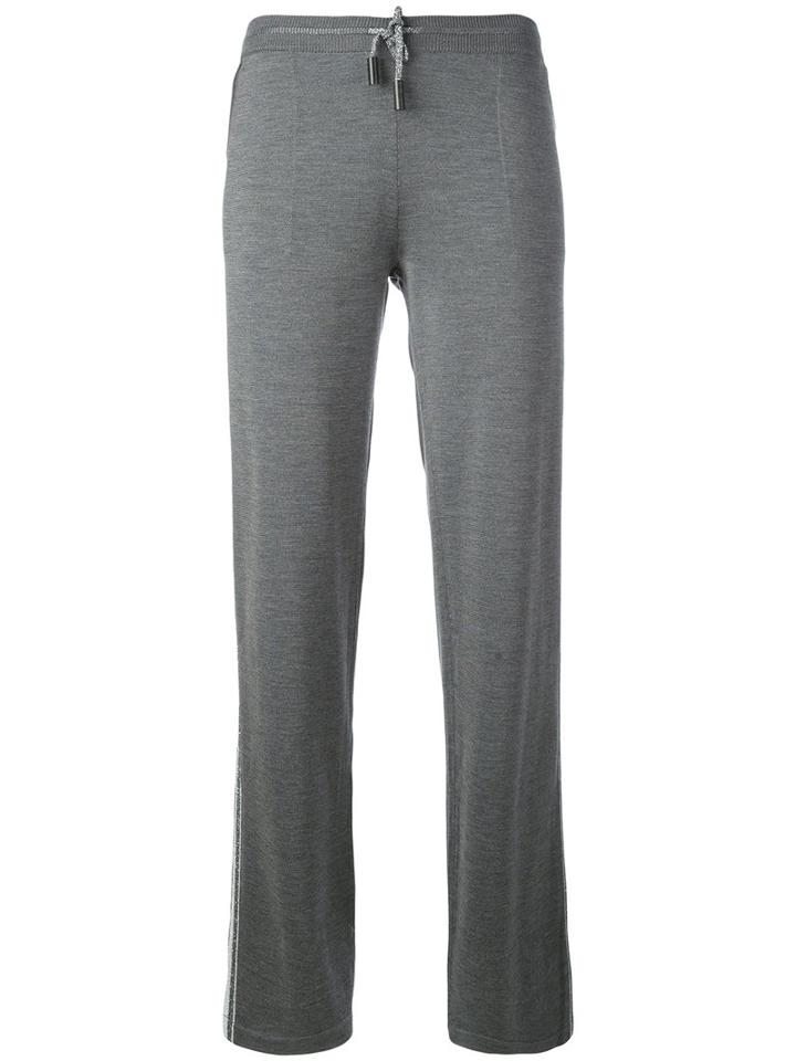 Eleventy - Slouch Trousers - Women - Silk - S, Women's, Grey, Silk