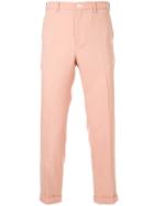 Loveless Tailored Fitted Trousers - Pink & Purple