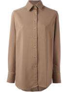 Each X Other 'lose' Oversized Shirt, Women's, Size: Small, Brown, Polyester/viscose/spandex/elastane