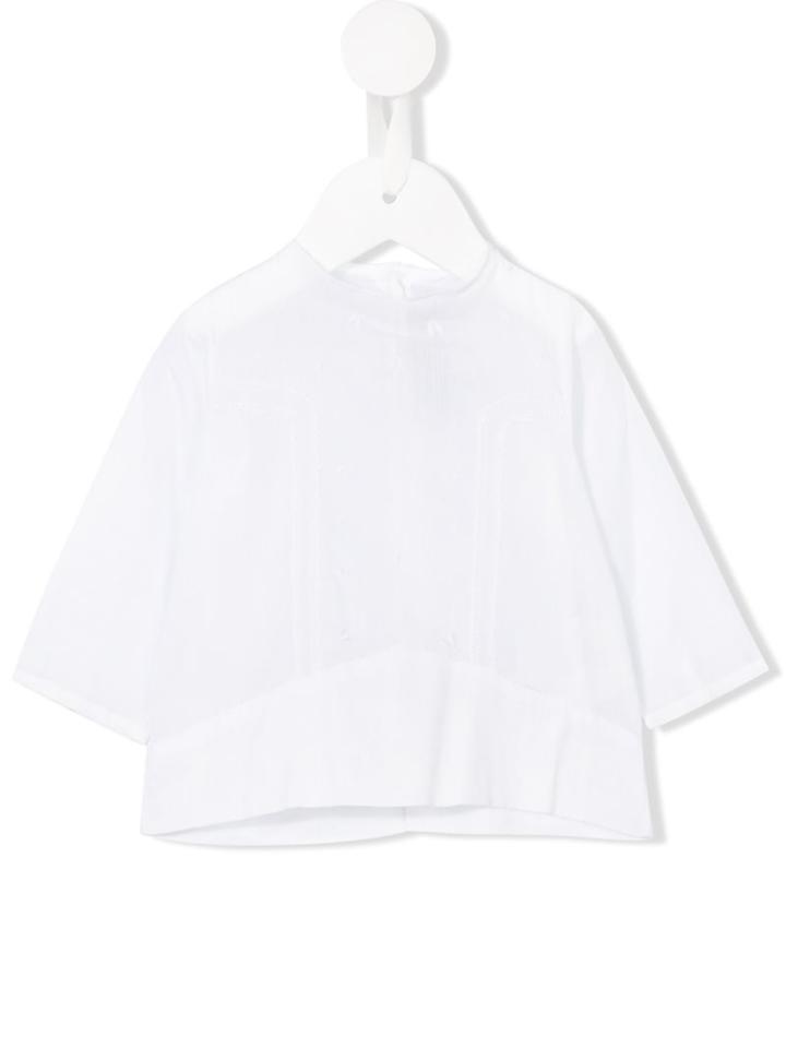 Tartine Et Chocolat - Embroidered Blouse - Kids - Cotton - 3 Mth, White