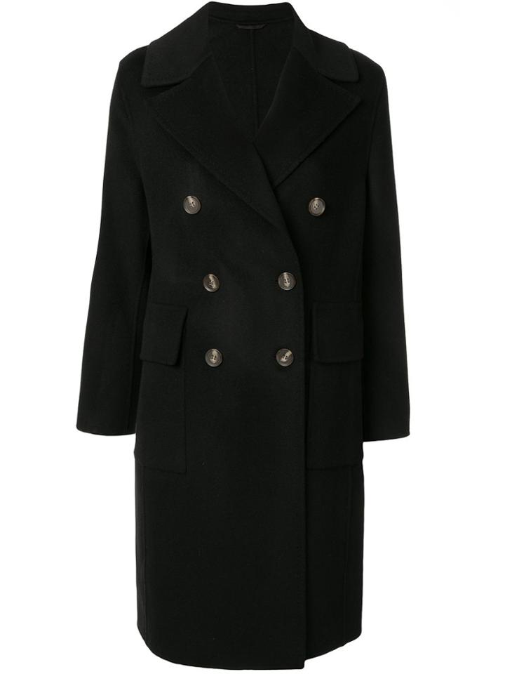 Ck Calvin Klein Double-breasted Coat - Black