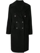 Ck Calvin Klein Double-breasted Coat - Black
