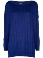 Romeo Gigli Pre-owned Cable Knit Sweater - Blue