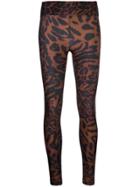Koral Drive Cheetah Print Leggings - Brown