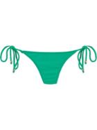 Blue Man Side Tie Fastenings Bikini Bottom, Women's, Size: Gg, Green, Polyamide/spandex/elastane
