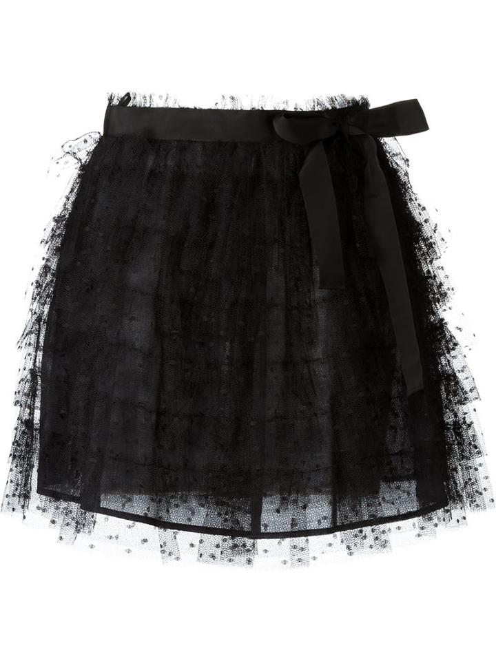 Red Valentino Tule Mini Skirt