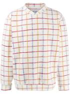 The Silted Company Check Logo Embroidered Jumper - White