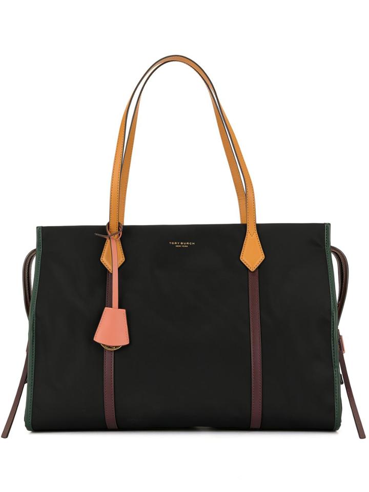 Tory Burch Perry Colour Block Tote Bag - Black