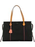 Tory Burch Perry Colour Block Tote Bag - Black