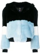 La Seine & Moi Emma Faux Fur Jacket - Black