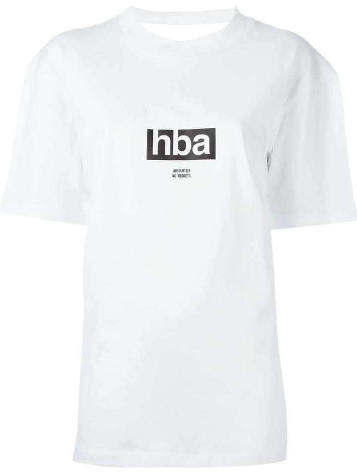 Hood By Air Lowercase Open Back T-shirt