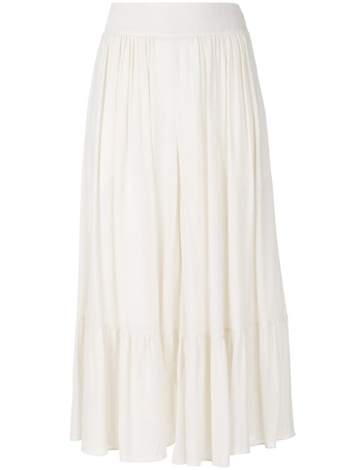 Chloé Fluid Culotte Trousers - White