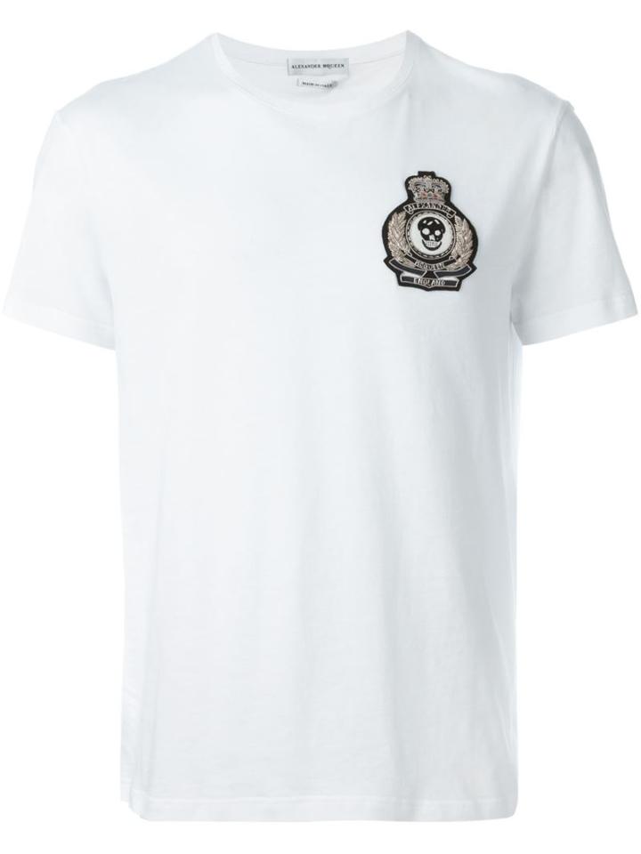 Alexander Mcqueen Skull Badge T-shirt