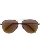 Victoria Beckham 'classic Vitoria' Aviator Sunglasses - Black