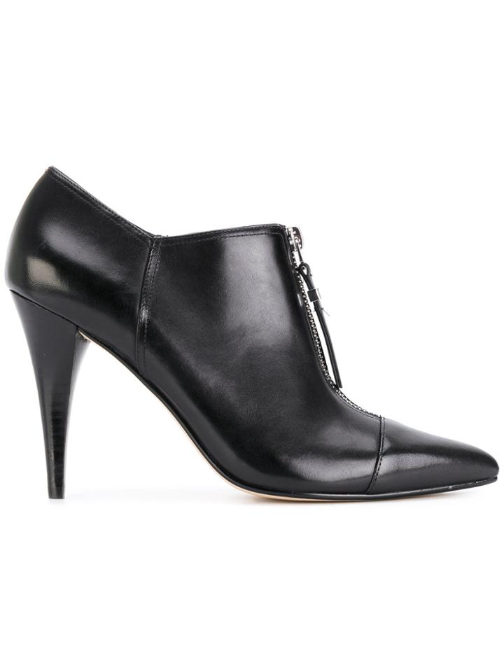 Michael Michael Kors Zipped Pointed Toe Boots - Black