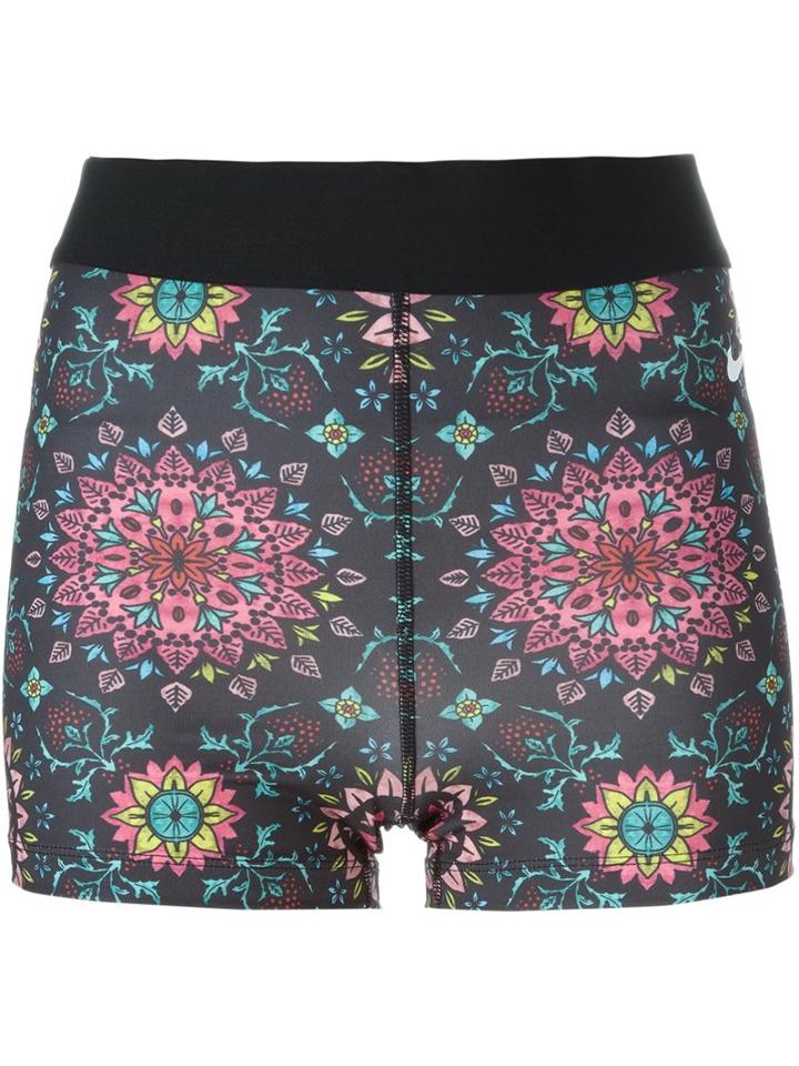 Nike Nikelab X Rt Kaleidoscope Shorts, Women's, Size: Medium, Black, Polyester/spandex/elastane