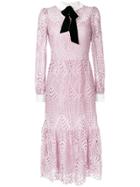 Temperley London New Moon Dress - Pink & Purple