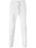 Dsquared2 Exposed Seam Track Pants, Men's, Size: Xs, White, Cotton