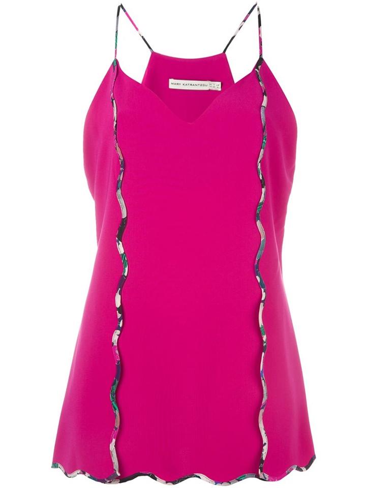 Mary Katrantzou 'garnet' Top